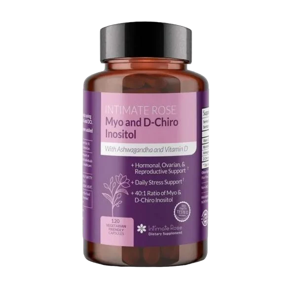Intimate Rose Myo-Inositol & D-Chiro Inositol Supplement, 120 Capsules