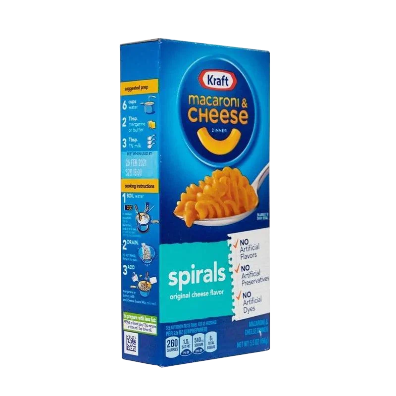 Kraft Mac N Cheese Spiral 5.5oz